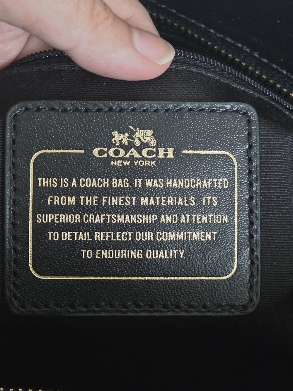 Coach Black Blake Carryall Pebbled Leather Bag - Picture 5 of 10
